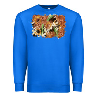 True Royal horseshoe cowhide cactus background Premium Sweatshirt - AdoDesignShop
