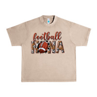 French Oak football nana with leopard Urban Heavy Tee - texasbilliewilder