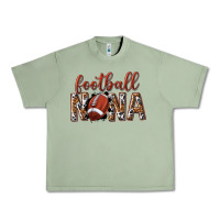 Oil Green football nana with leopard Urban Heavy Tee - texasbilliewilder