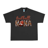 Pigment Black football nana with leopard Urban Heavy Tee - texasbilliewilder