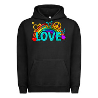 Pigment Black Western LGBTQ+ Love Rainbow Urban Hoodie - BundleAndBundleShop