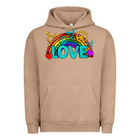 Pigment Burro Western LGBTQ+ Love Rainbow Urban Hoodie - BundleAndBundleShop