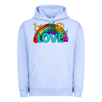 Pigment Grape Ice Western LGBTQ+ Love Rainbow Urban Hoodie - BundleAndBundleShop