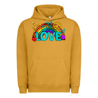 Pigment Peanut Butter Western LGBTQ+ Love Rainbow Urban Hoodie - BundleAndBundleShop