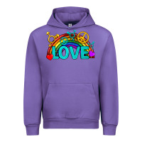 Tulip Western LGBTQ+ Love Rainbow Urban Hoodie - BundleAndBundleShop