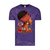 Cloud Purple She who kneels before god can stand before anyone Vintage Tee - RanaPortraitStore