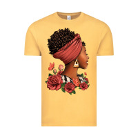 Vintage Mustard She who kneels before god can stand before anyone Vintage Tee - RanaPortraitStore