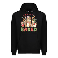 Black let's get baked Premium Hoodie - MaliasSmallBusiness