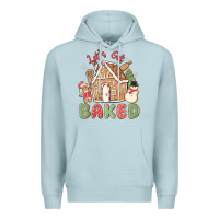 Blue Mist let's get baked Premium Hoodie - MaliasSmallBusiness