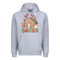 Heather Grey let's get baked Premium Hoodie - MaliasSmallBusiness