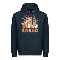 Navy let's get baked Premium Hoodie - MaliasSmallBusiness