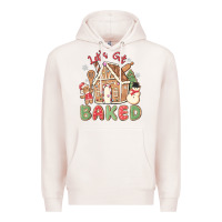 Pale Pink let's get baked Premium Hoodie - MaliasSmallBusiness