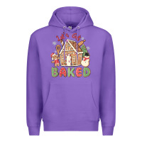 Purple let's get baked Premium Hoodie - MaliasSmallBusiness