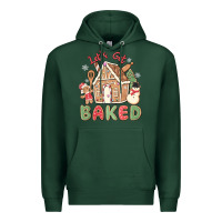 Sports Green let's get baked Premium Hoodie - MaliasSmallBusiness