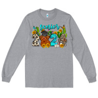 Heather Grey senior 2024 cow Long Sleeve Tee - Zillion Design Studio