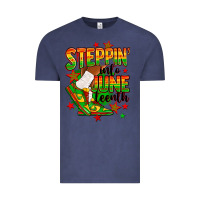 Vintage Denim Steppin' into Juneteenth Vintage Tee - RanaPortraitStore