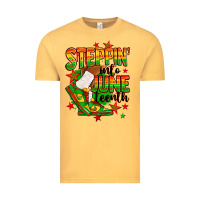 Vintage Mustard Steppin' into Juneteenth Vintage Tee - RanaPortraitStore