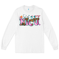 White nicu Long Sleeve Tee - AdoDesignShop