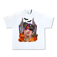 White Pig halloween Urban Heavy Tee - RanaPortraitStore