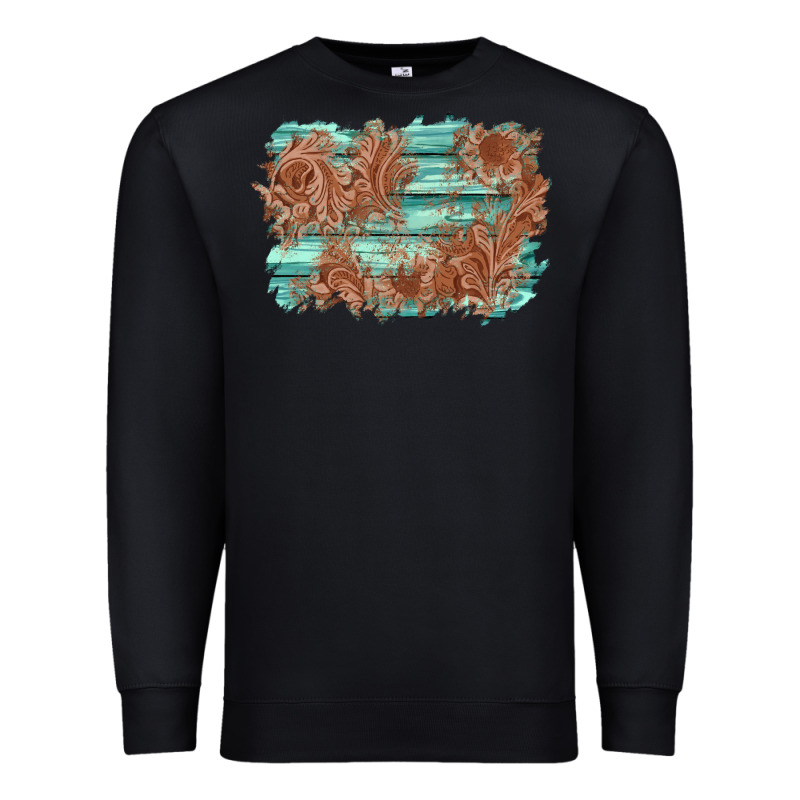 Wood Leather Background Premium Sweatshirt by AdoDesignShop | Teevron