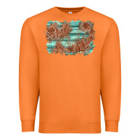 Carrot wood leather background Premium Sweatshirt - AdoDesignShop