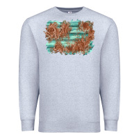 Heather Grey wood leather background Premium Sweatshirt - AdoDesignShop