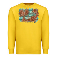 Lemon wood leather background Premium Sweatshirt - AdoDesignShop