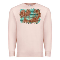 Pale Pink wood leather background Premium Sweatshirt - AdoDesignShop