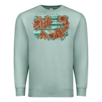 Seafoam wood leather background Premium Sweatshirt - AdoDesignShop