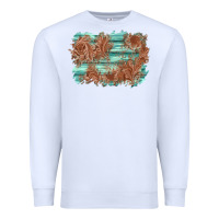 White wood leather background Premium Sweatshirt - AdoDesignShop