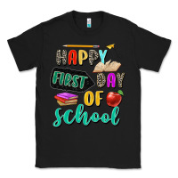 Black happy first day of school Classic Tee - Zillion Design Studio