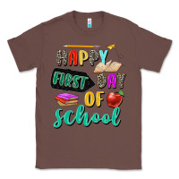 Chestnut happy first day of school Classic Tee - Zillion Design Studio