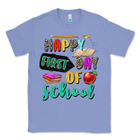 Colony Blue happy first day of school Classic Tee - Zillion Design Studio