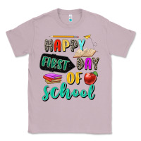 Lilac happy first day of school Classic Tee - Zillion Design Studio