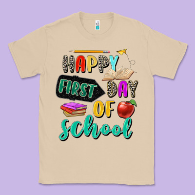 Happy First Day Of School Classic Tee Designed By Zillion Design Studio