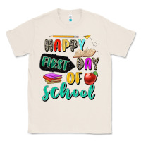 Natural happy first day of school Classic Tee - Zillion Design Studio