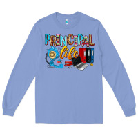 Colony Blue principal life Long Sleeve Tee - Zillion Design Studio