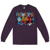 Plum principal life Long Sleeve Tee - Zillion Design Studio