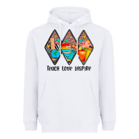 White teach love inspire Heavyweight Hoodie - JahusDesignShop