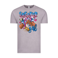 Vintage Zinc Sneaker girl afro woman Vintage Tee - RanaPortraitStore