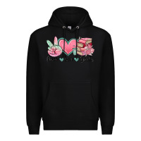Black peace love books Premium Hoodie - MaliasSmallBusiness