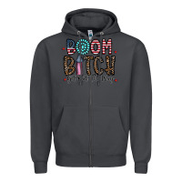 Smoke boom bitch Zipper Hoodie - CowhideDigitalArt