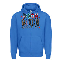 True Royal boom bitch Zipper Hoodie - CowhideDigitalArt
