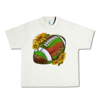 Pistachio footballwithsunflowers Urban Heavy Tee - texasbilliewilder