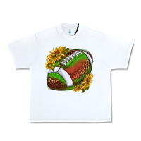 White footballwithsunflowers Urban Heavy Tee - texasbilliewilder