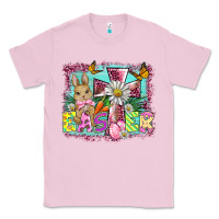 Bubblegum Pink easter cross background Classic Tee - BarkalooDesign