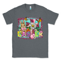 Charcoal Heather easter cross background Classic Tee - BarkalooDesign