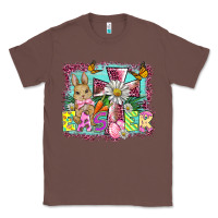 Chestnut easter cross background Classic Tee - BarkalooDesign