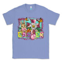Colony Blue easter cross background Classic Tee - BarkalooDesign