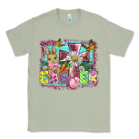 Matcha easter cross background Classic Tee - BarkalooDesign